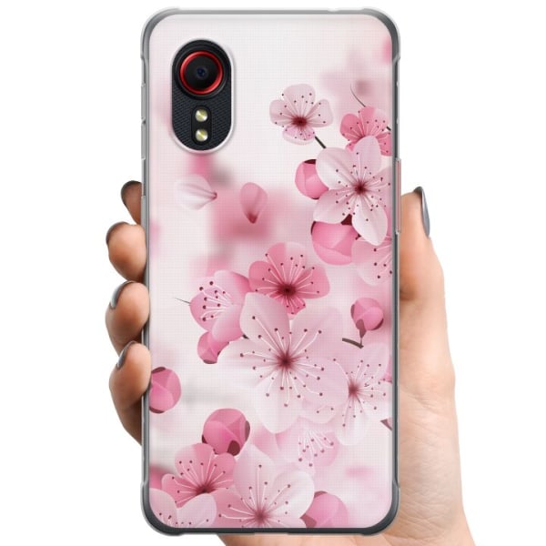 Samsung Galaxy Xcover 5 TPU Mobilcover Kirsebærblomst