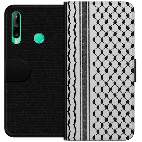 Huawei P40 lite E Tegnebogsetui Palæstinensisk mønster - ins