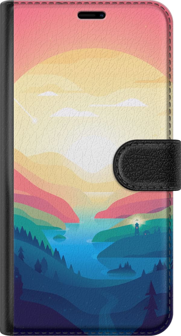 Kompatibelt Plånboksfodral till Apple iPhone 13 mini Candy Horizon flerfärgad
