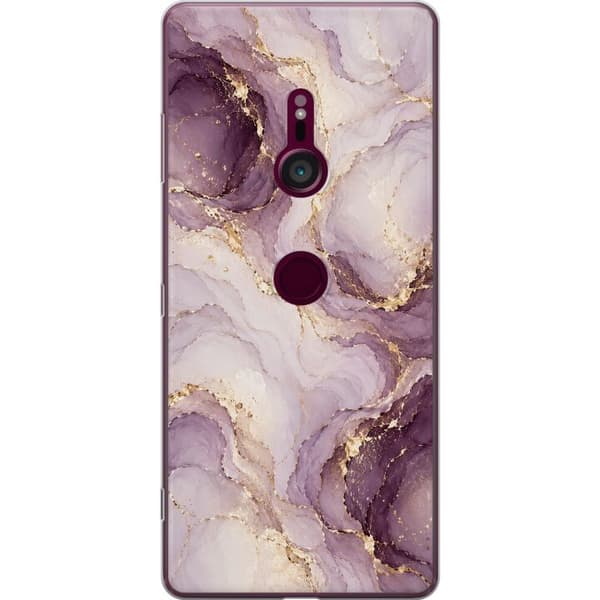 Kompatibelt Mobildeksel til Sony Xperia XZ3 Lavendelmarmor lila