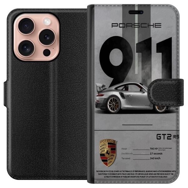 Apple iPhone 16 Pro Tegnebogsetui Porsche 911