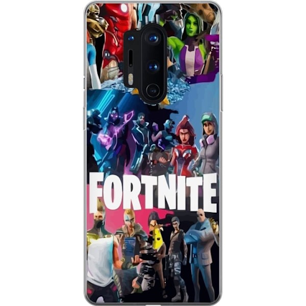 OnePlus 8 Pro Läpinäkyvä kuori Fortnite