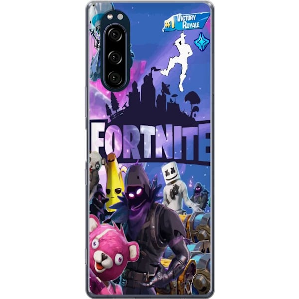 Sony Xperia 5 Läpinäkyvä kuori Fortnite