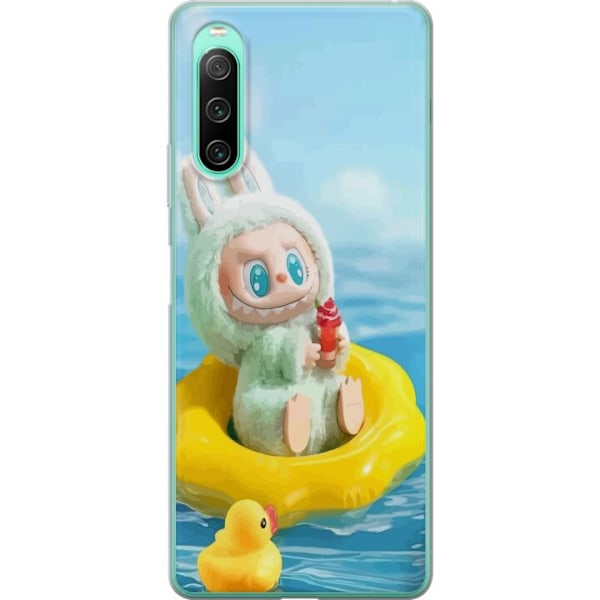 Sony Xperia 10 IV Gjennomsiktig deksel Labubu Macaron-serien