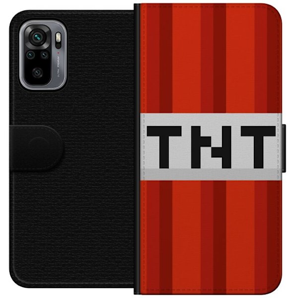 Xiaomi Redmi Note 10S Tegnebogsetui Minecraft TNT