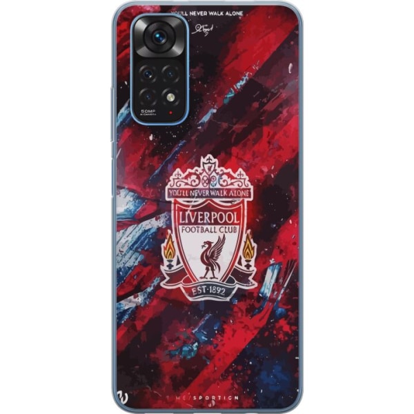 Xiaomi Redmi Note 11S Läpinäkyvä kuori Liverpool