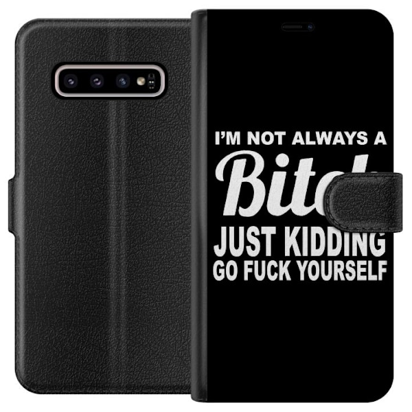 Samsung Galaxy S10+ Lommeboketui Jeg er ikke alltid en...