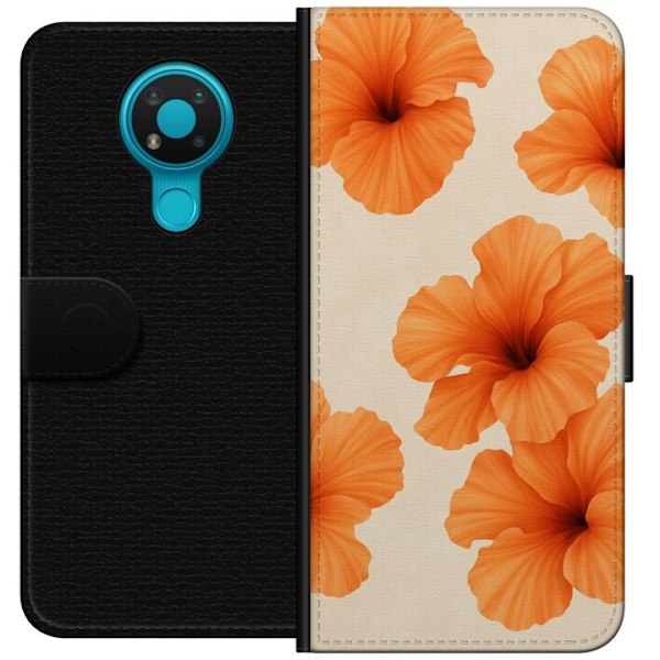 Nokia 3.4 Plånboksfodral Papaya Punch