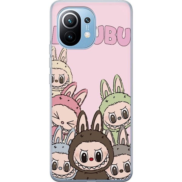 Xiaomi Mi 11 Läpinäkyvä kuori Labubu Classics