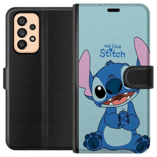 Kompatibelt Lommeboketui til Samsung Galaxy A53 5G Elsker Stitch