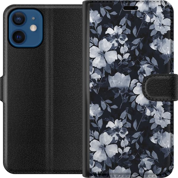 Kompatibelt Plånboksfodral till Apple iPhone 12 mini Blommor