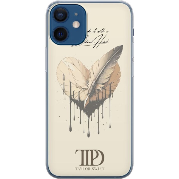Apple iPhone 12 mini Läpinäkyvä kuori Taylor Swift
