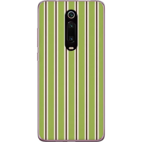 Kompatibelt Mobildeksel til Xiaomi Mi 9T Pro  Matcha Stripe grønn