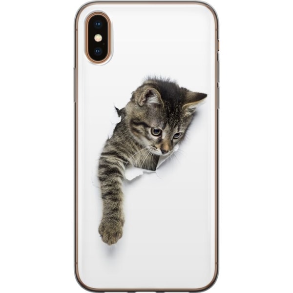 Apple iPhone X Cover / Mobilcover - Kat