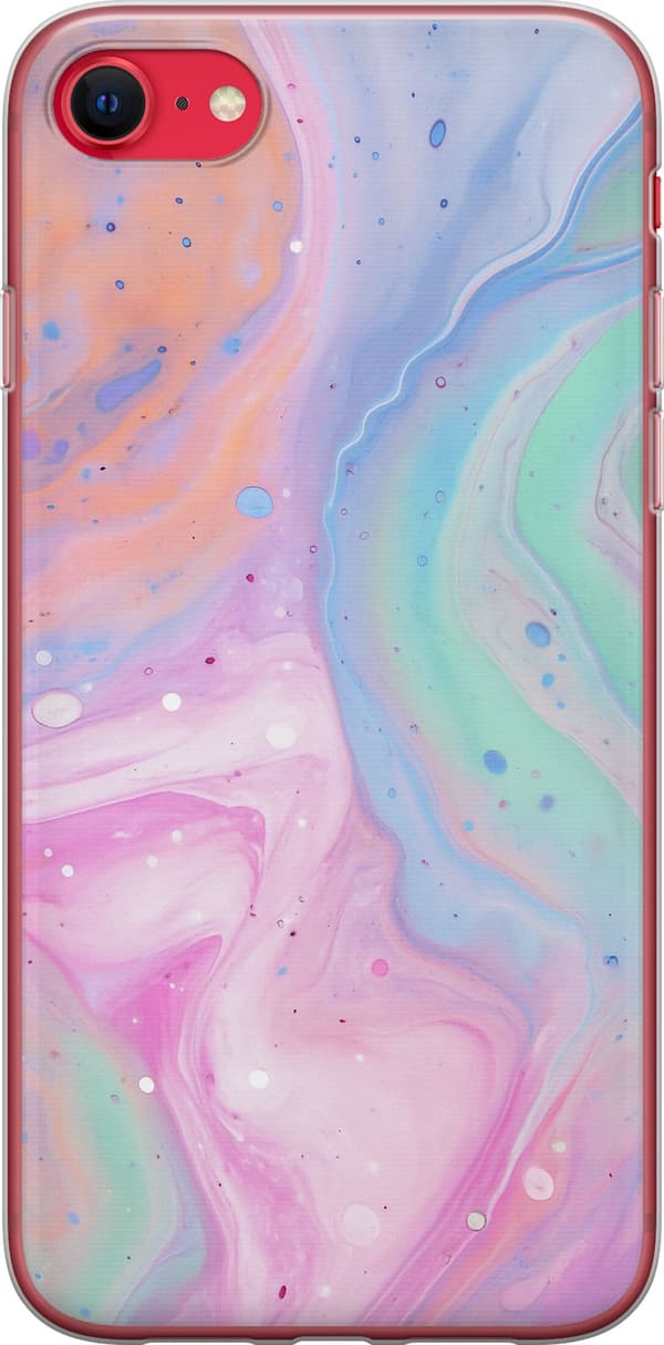 Kompatibel Mobilcover til Apple iPhone SE (2020) Pastelmarmor