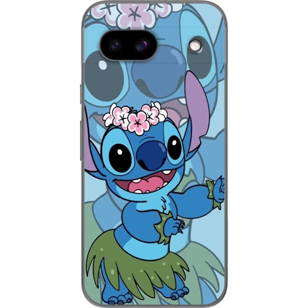 Google Pixel 8a Läpinäkyvä kuori Stitch tähtien alla - Taianomainen Anime-tyyli