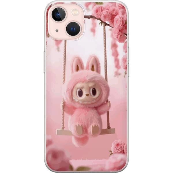 Kompatibelt Mobildeksel til Apple iPhone 13 Monsterfigur søt kanin med rosa kinn