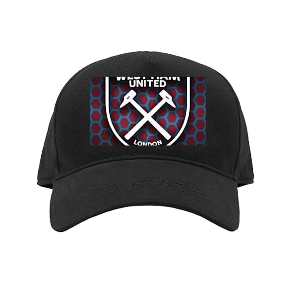 Keps för Barn | Bekväm Justerbar Barn-Keps West Ham svart Barn