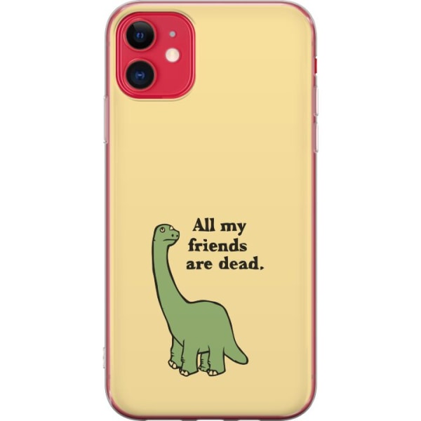Apple iPhone 11 Gjennomsiktig deksel Dinosaurar