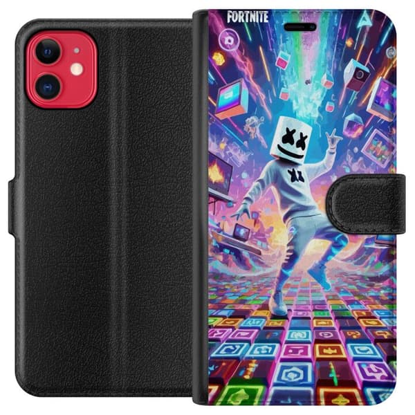 Kompatibel Tegnebogsetui til Apple iPhone 11 Fortnite