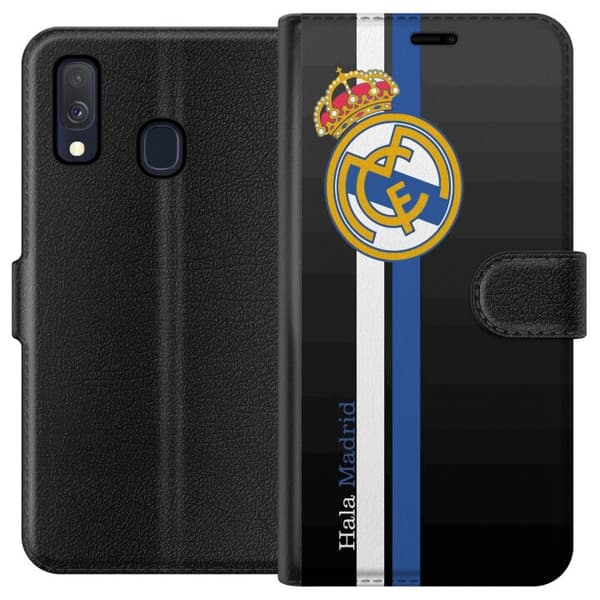Kompatibel Tegnebogsetui til Samsung Galaxy A40 Real Madrid