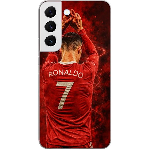 Samsung Galaxy S22 5G Gennemsigtig cover Ronaldo