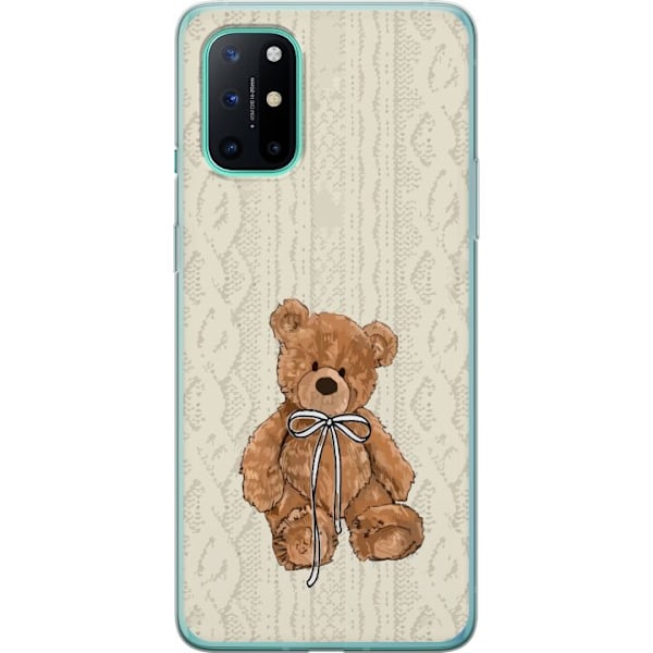 OnePlus 8T Gjennomsiktig deksel Liten Bamse – klassisk bamse i enkel design