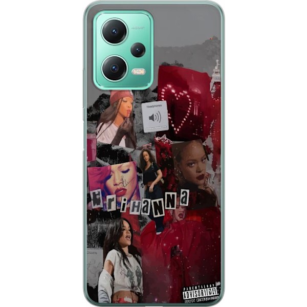 Xiaomi Redmi Note 12 Genomskinligt Skal Rihanna – Iconic Fas