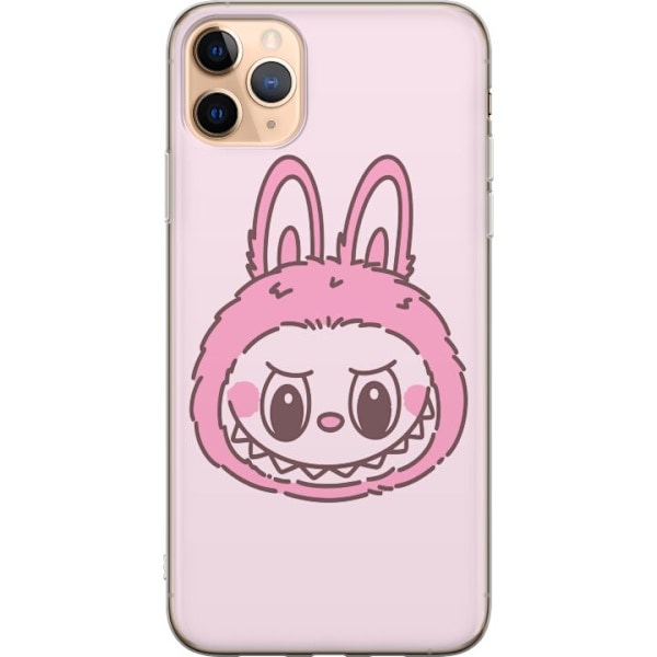 Apple iPhone 11 Pro Max Läpinäkyvä kuori Labubu Eläinradan Bunny-versio