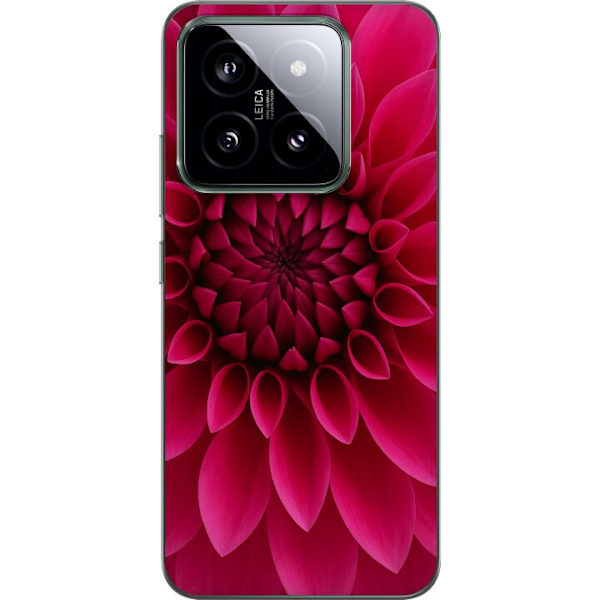 Xiaomi 14 Läpinäkyvä kuori Rosecore