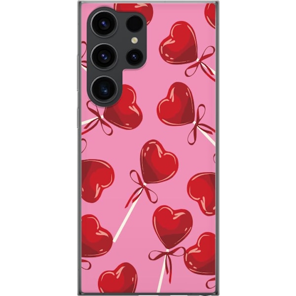 Samsung Galaxy S24 Ultra Läpinäkyvä kuori Ystävänpäivän