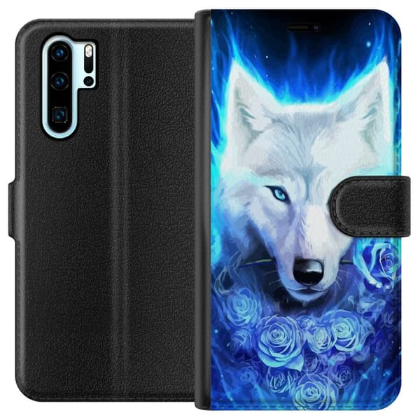 Kompatibel Tegnebogsetui til Huawei P30 Pro Ulve
