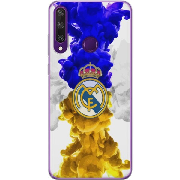 Huawei Y6p Genomskinligt Skal Real Madrid Färger