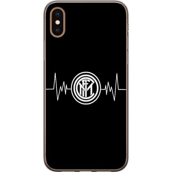 Apple iPhone XS Max Läpinäkyvä kuori Inter Milan