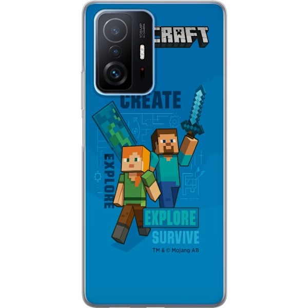 Xiaomi 11T Pro Genomskinligt Skal Minecraft Caves