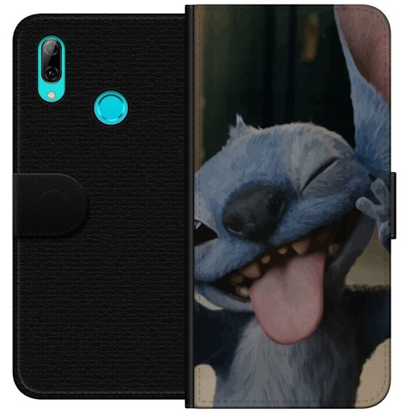 Huawei P smart 2019 Tegnebogsetui Stitch Sød Alien - Blå Fav