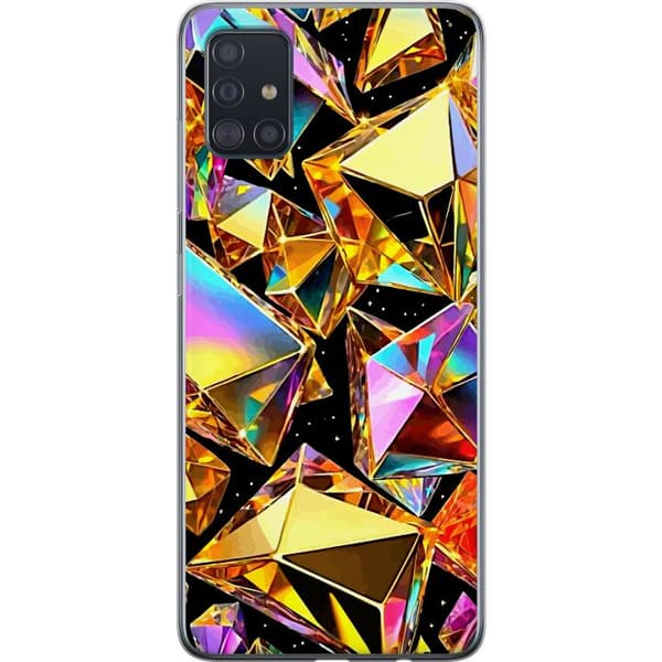 Kompatibel Mobilcover til Samsung Galaxy A51 3D Guld
