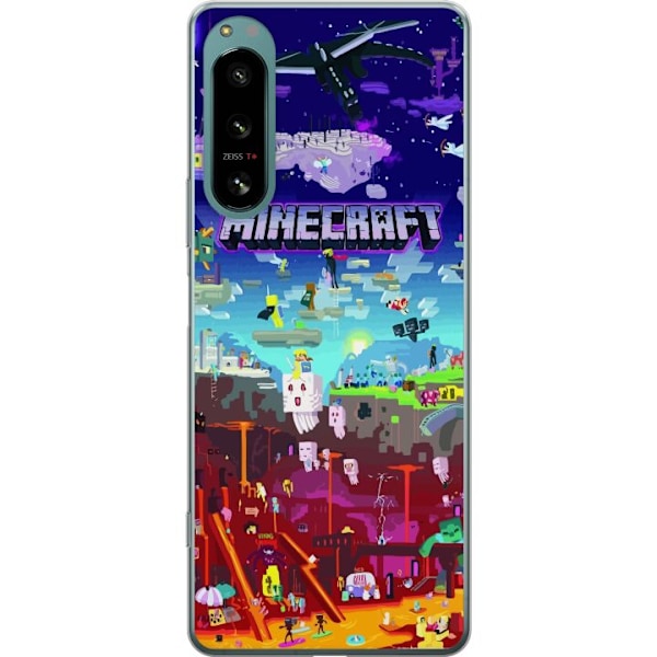 Sony Xperia 5 IV Gennemsigtig cover Minecraft