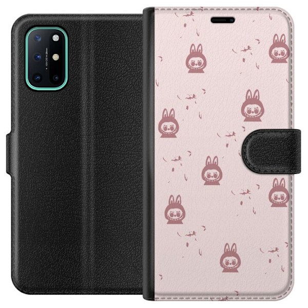 OnePlus 8T Lompakkokotelo Labubu Neon Pop - Neonvärinen pop a