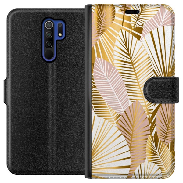Xiaomi Redmi 9 Tegnebogsetui Guld