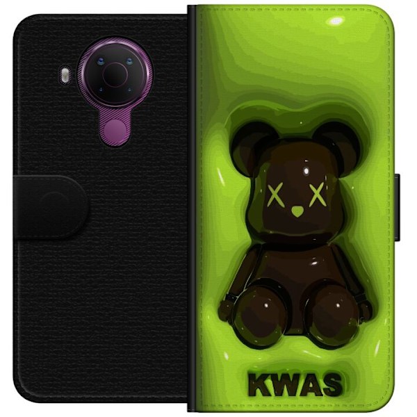 Nokia 5.4 Lompakkokotelo KAWS Vihreä