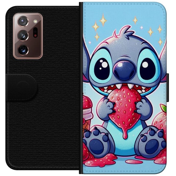 Samsung Galaxy Note20 Ultra Lompakkokotelo Strawberry Stitch