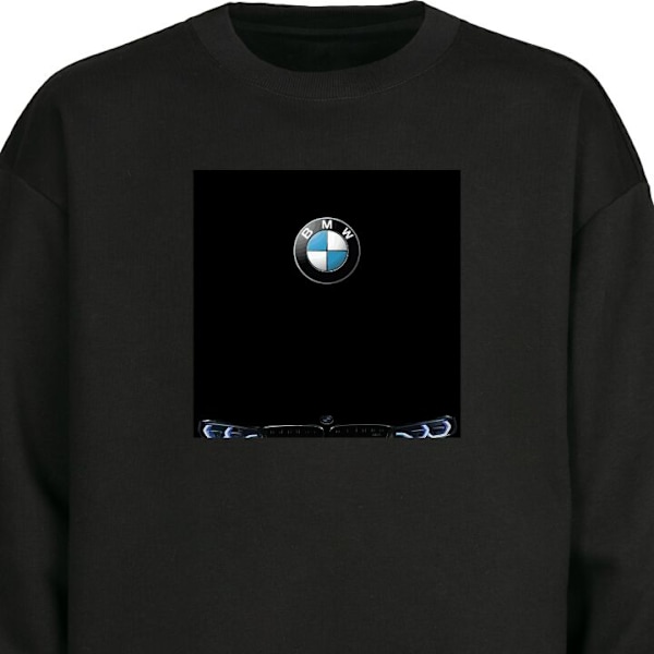 Sweatshirt för Vuxen | Klassisk Collegetröja BMW svart M