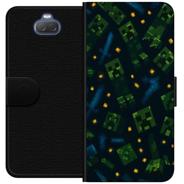 Sony Xperia 10 Plus Tegnebogsetui Minecraft Dungeons Mob