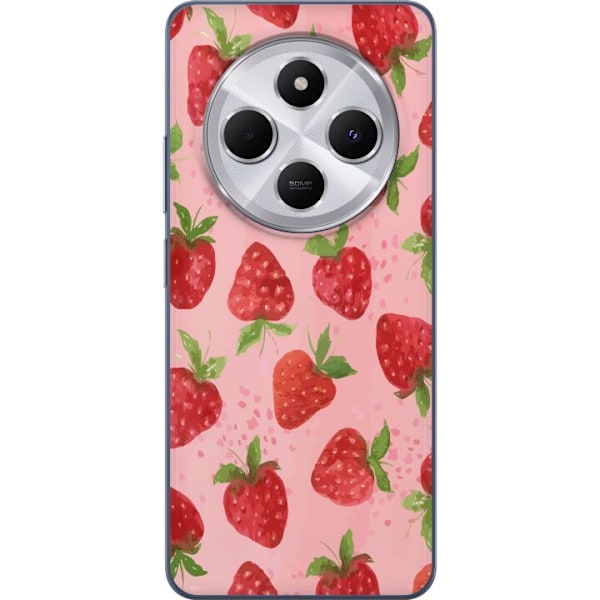 Xiaomi Redmi 14C Genomskinligt Skal Strawberry Dreams – jord