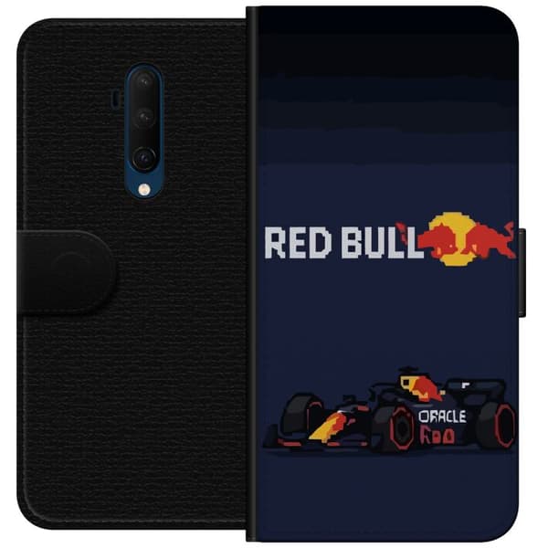 Kompatibel Tegnebogsetui til OnePlus 7T Pro Pixelracer i retrostil sort