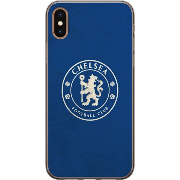 Apple iPhone XS Genomskinligt Skal Chelsea Football Club