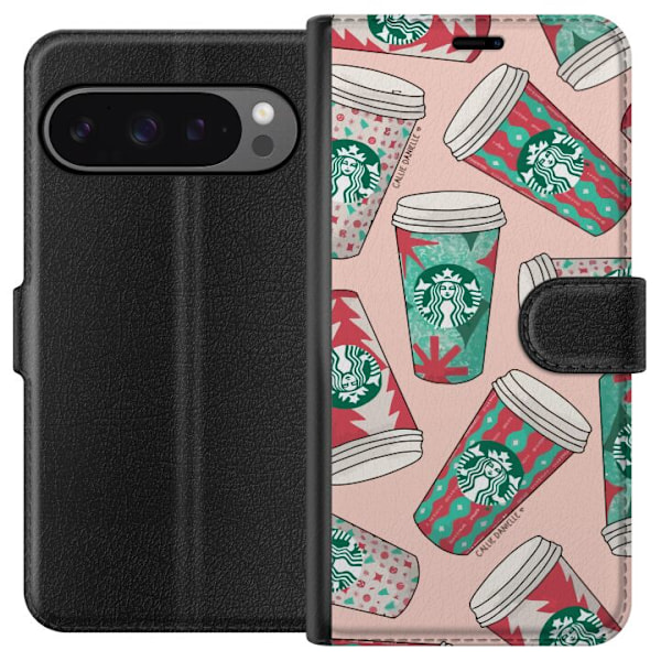 Google Pixel 9 Pro XL Lompakkokotelo Starbucks