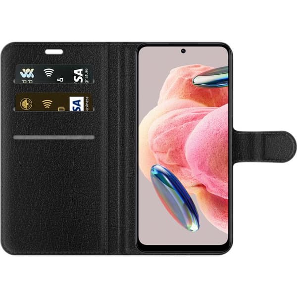 Kompatibel Tegnebogsetui til Xiaomi Redmi Note 13 Färgglada svordomar sort