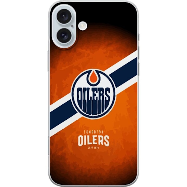 Apple iPhone 16 Plus Gjennomsiktig deksel Edmonton Oilers (NHL